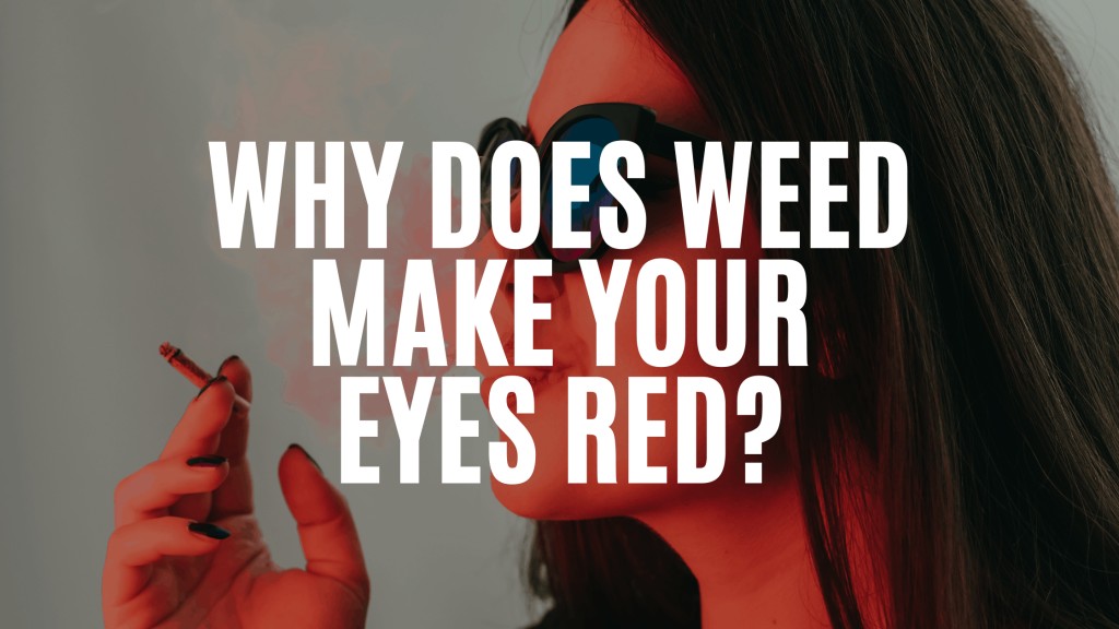 Why Does Weed Make Your Eyes Red