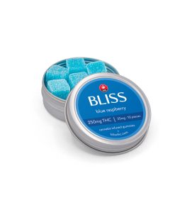 250mg Bliss Blue Raspberry Gummies
