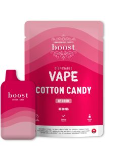 Boost Disposable THC Vape Cartridges â€“ Cotton Candy 3g