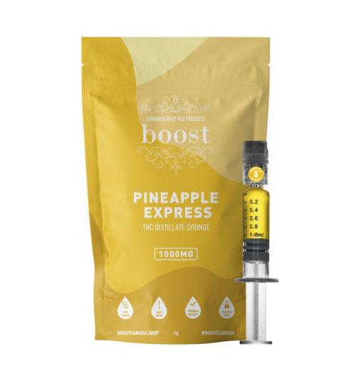 THC Distillate Glass Syringe â€“ Pineapple Express 1000mg