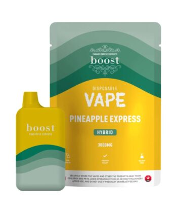 BOOST DISPOSABLE THC VAPE CARTRIDGES – PINEAPPLE EXPRESS 3G